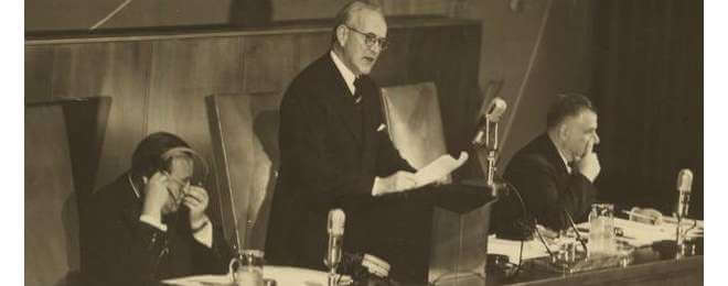 Em 29 de novembro de 1947, ONU aprovou a Partilha da Palestina Em 29 de novembro de 1947, ONU aprovou a Partilha da Palestina - Fundada em 1948, a CONIB – Confederação Israelita do Brasil é o órgão de representação e coordenação política da comunidade judaica brasileira.