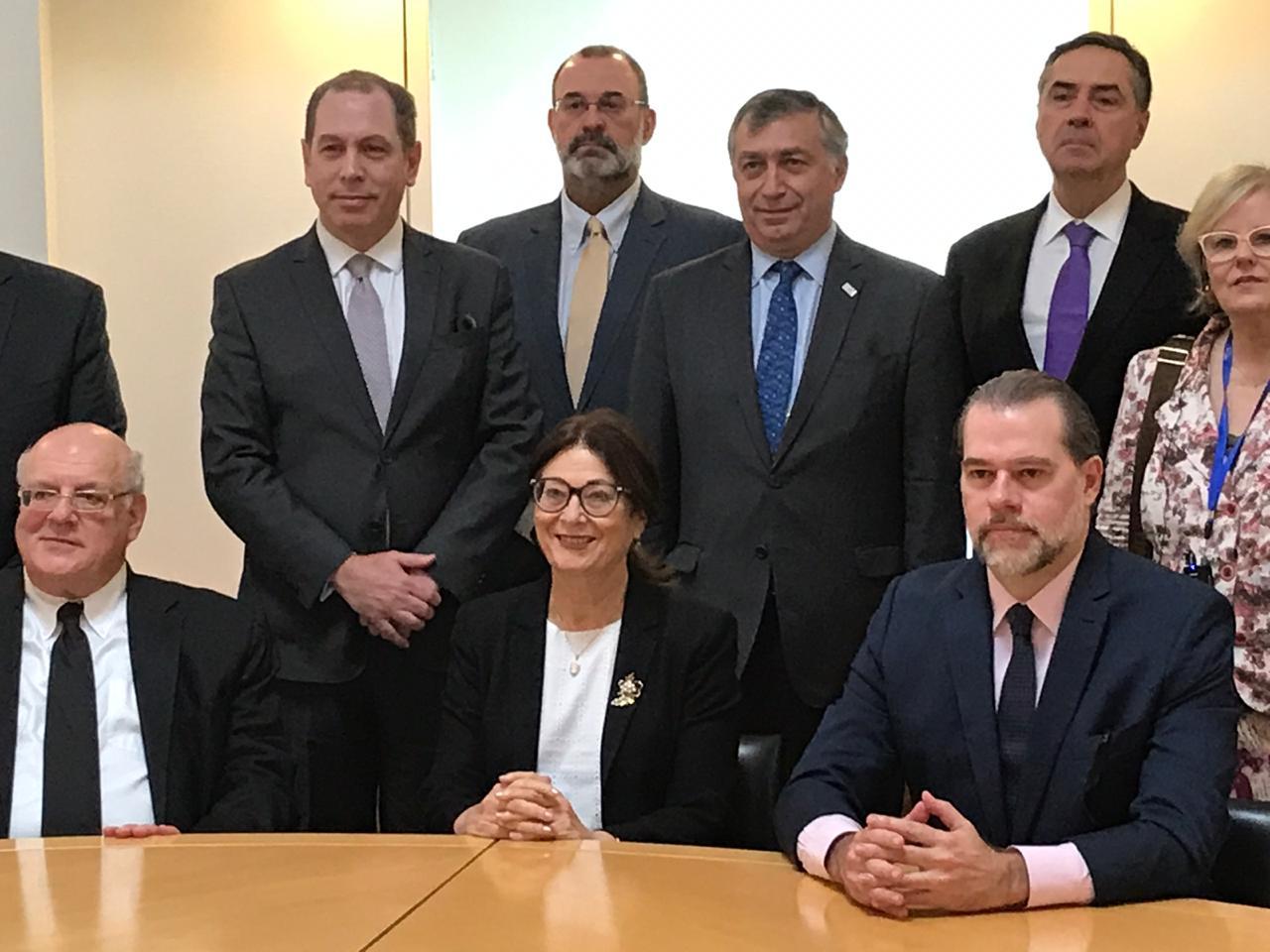 Ministros do Supremo Tribunal Federal (STF) e do Superior Tribunal de Justiça (STJ) visitam a Suprema Corte de Israel - Fundada em 1948, a CONIB – Confederação Israelita do Brasil é o órgão de representação e coordenação política da comunidade judaica brasileira. 