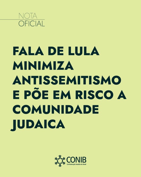 News-Em Pauta - Fundada em 1948, a CONIB – Confederação Israelita do Brasil é o órgão de representação e coordenação política da comunidade judaica brasileira. 