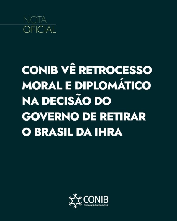 News-Em Pauta - Fundada em 1948, a CONIB – Confederação Israelita do Brasil é o órgão de representação e coordenação política da comunidade judaica brasileira. 