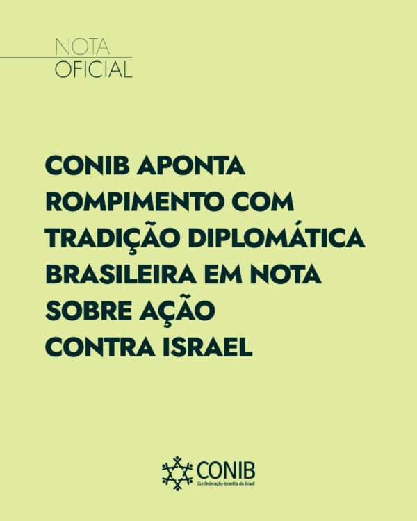 News-Em Pauta - Fundada em 1948, a CONIB – Confederação Israelita do Brasil é o órgão de representação e coordenação política da comunidade judaica brasileira. 