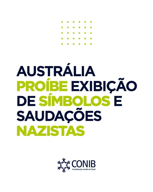Mundo - Fundada em 1948, a CONIB – Confederação Israelita do Brasil é o órgão de representação e coordenação política da comunidade judaica brasileira. 