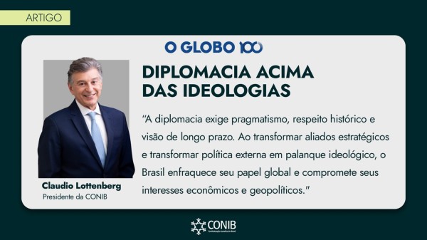Brasil - Fundada em 1948, a CONIB – Confederação Israelita do Brasil é o órgão de representação e coordenação política da comunidade judaica brasileira. 
