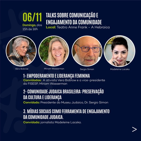 News-Em Pauta - Fundada em 1948, a CONIB – Confederação Israelita do Brasil é o órgão de representação e coordenação política da comunidade judaica brasileira. 